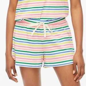 J Crew Factory Striped Jersey Pajama Short 2X